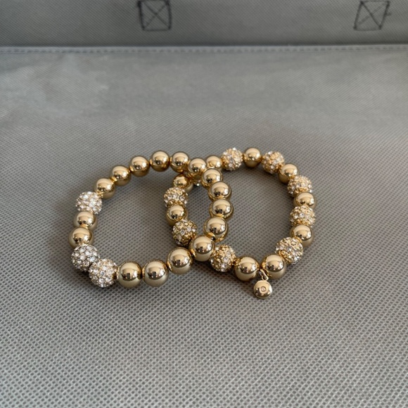 J. Crew Factory Pave Bracelets Set - NWT - Picture 3 of 6